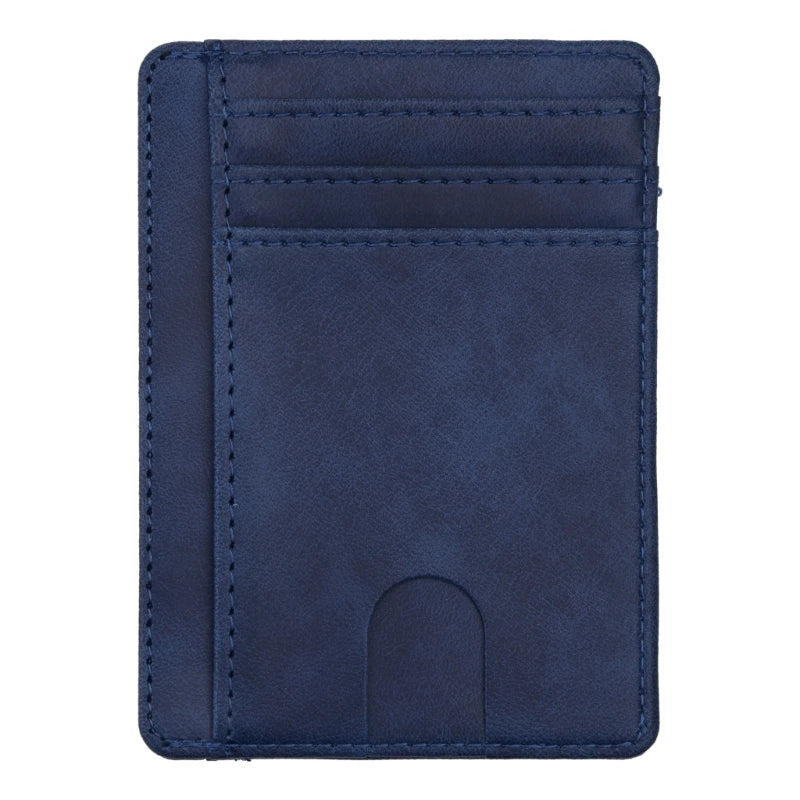 Xajzpa RFID Blocking Wallet Business Card Cover for Case Super Thin Men Leather Credit Card Holder