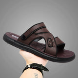 Xajzpa Slippers for Men Summer Comfortable Breathable Casual Soft Men's Sandals Fashionable and Versatile Beach Shoes Mens Slippers