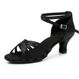 Xajzpa Women Professional Dancing Shoes Ballroom Dance Shoes Ladies Latin Dance Shoes heeled 5CM/7CM