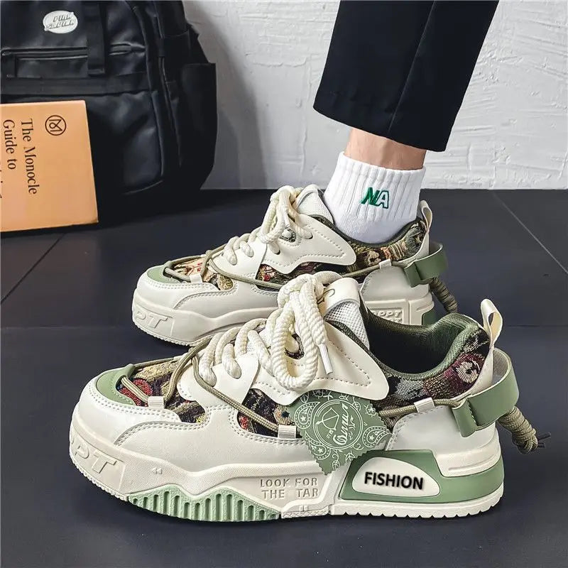 Xajzpa Men's Shoes Fashion Mens Sneakers 2025 Summer New Brand Design Comfortable Soft Soled Men Running Shoes Tenis Masculino