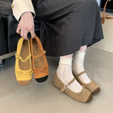 Xajzpa  Women's Shoes Platform Square Toe Casual Female Sneakers Genuine Leather Bow-Knot Flats Clogs Cross Moccasins New