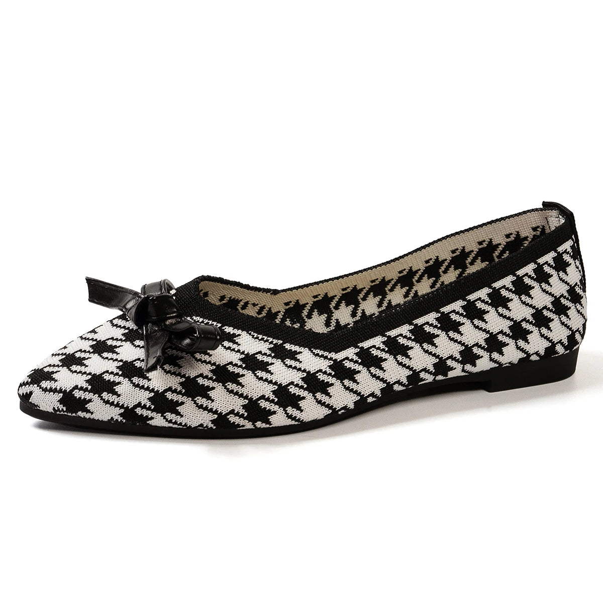 Xajzpa Fashion Rivet Pointed Toe Shallow Women Shoes Spring New PU Leather Slip on Basic Casual Flats Female Zapatos De Mujer