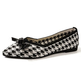 Xajzpa Fashion Rivet Pointed Toe Shallow Women Shoes Spring New PU Leather Slip on Basic Casual Flats Female Zapatos De Mujer