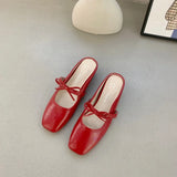 Xajzpa Women Casual Flats Comfortable Soft Boat Shoes Loafers Ballerina Shallow Round Toe Ballet Flat Shoes Women Slip On Side