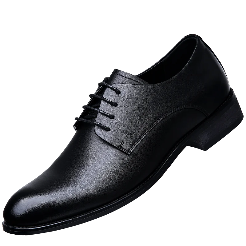 Xajzpa High Quality Handmade Oxford Dress Shoes Men Genuine Cow Leather Suit Shoes Footwear Wedding Formal Italian Shoes Hot