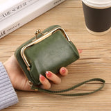 Xajzpa  Women Short Wallets Female Short Hasp Coin Purses Ladies Portable PU Leather Money Bag Large Capacity Card Holders Clutch