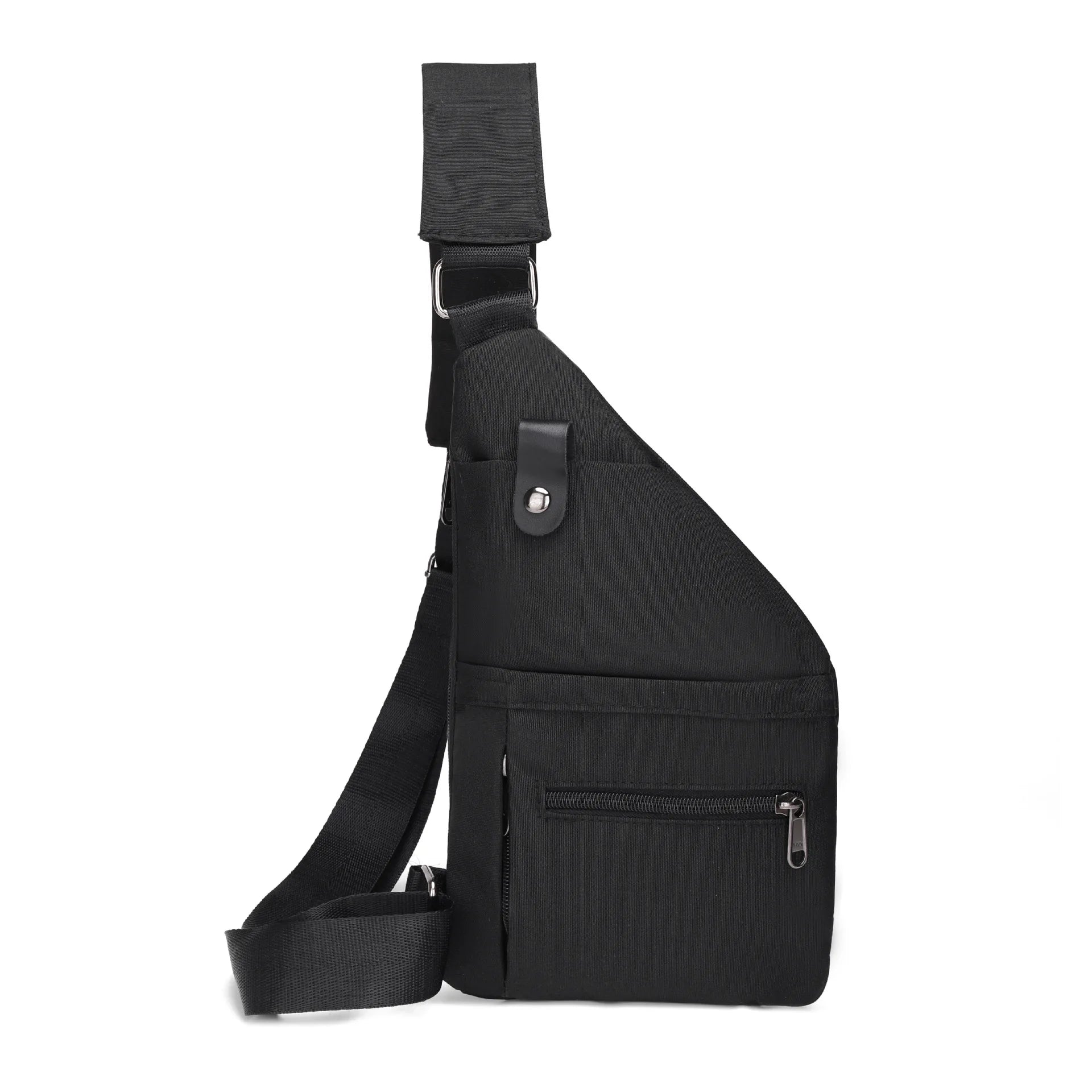 Xajzpa Men's Trend Chest Bag Fashionable Lightweight Comfortable Mini Messenger Bag Personalized Casual Korean Shoulder Crossbody Bag