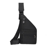 Xajzpa Men's Trend Chest Bag Fashionable Lightweight Comfortable Mini Messenger Bag Personalized Casual Korean Shoulder Crossbody Bag