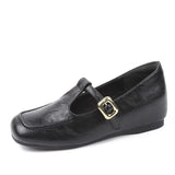 Xajzpa Low Heels Retro Woman Shoes British Style Female Footwear Soft All-Match Clogs Platform Increas Height Preppy Dress Creepers Wed