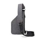 Xajzpa Men's Trend Chest Bag Fashionable Lightweight Comfortable Mini Messenger Bag Personalized Casual Korean Shoulder Crossbody Bag