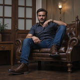 Xajzpa Men Ankle Boots Fashion Brand Comfortable Casual Men Boots