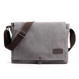 Xajzpa New Men Canvas Crossbody Shoulder Messenger Bags Man New Fashion Cross Body Bag Casual Solid Multi Function Portable Male Bag