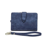 Xajzpa New Women Wallets Short Hasp Pu Leather Purses Multifunctional Large Capacity Money Bag Small Solid Coin Card Holders Carteras