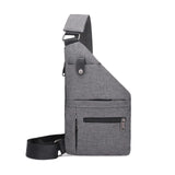 Xajzpa Men's Trend Chest Bag Fashionable Lightweight Comfortable Mini Messenger Bag Personalized Casual Korean Shoulder Crossbody Bag