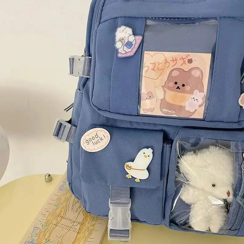 Xajzpa Girls Backpack Cute School Bags For Student Teens Girls Pockets Women Laptop Backpack Harajuku