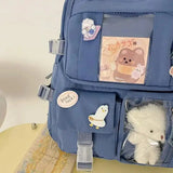 Xajzpa Girls Backpack Cute School Bags For Student Teens Girls Pockets Women Laptop Backpack Harajuku
