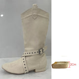 Xajzpa Customized high heels dance boots purple dance practice boots half boots