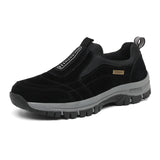 Xajzpa Men's non-slip casual sports shoes wear-resistant hiking shoes Outdoor fashion comfortable flat walking shoes for men