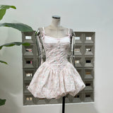 Xajzpa New Design Camisole Mini Dress Elegant Embroidery Botton Stretch Party Evening Birthday Outfit Luxury Festival Dresses Vestido