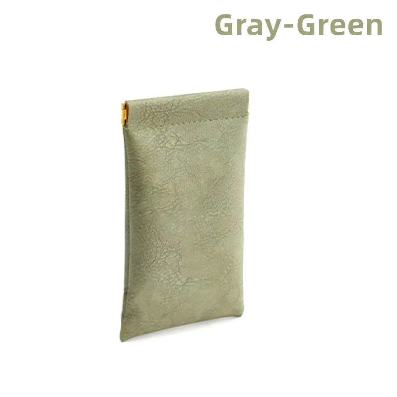 Xajzpa Zipper Sunglasses Case Fashionable  Pu Leather Glass Case Pouch  Mobile Phone Wallet  Protective Glasses Box Wholesale 9X18cm