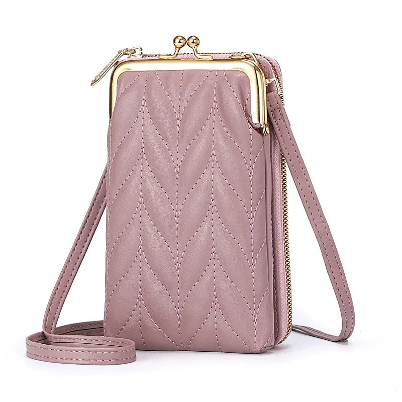 Xajzpa Brand Design Crossbody Shoulder Bag For Women Cell Phone Pocket Purse Female Fashion Clutch PU Leather Handbags
