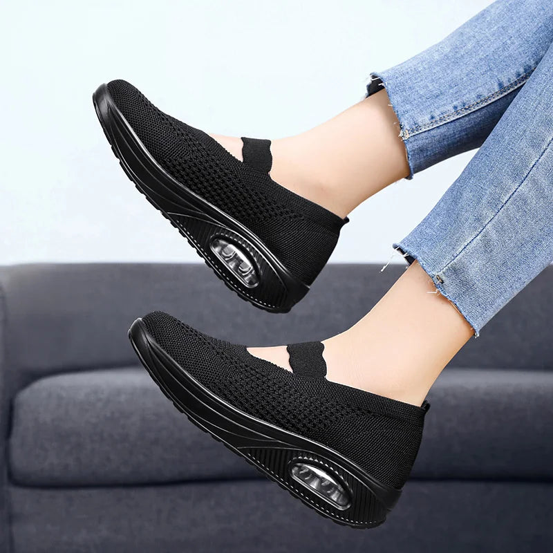 Xajzpa Summer New Comfort Casual Women's Shoes Fashion Soft Sole Breathable Hollow Out Flat Shoes for Women Zapatos De Mujer