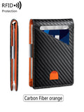 Xajzpa RFID Anti-theft Brush Men's Wallet Portable Double Fold Cross Front Pocket Card Holder Multifunctional 12card Slot Short Zero Wallet