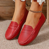Xajzpa New Flats Shallow Loafers Women Walking Casual Shoes Designer Summer Comfort Soft Sole Shoes Brand Office Zapatillas De Mujer