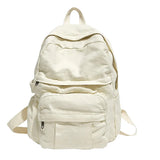 Xajzpa Simple Backpacks Large Capacity Travel Bag Solid Harajuku Student Schoolbag Backpack Women Man Bag Unisex High Street