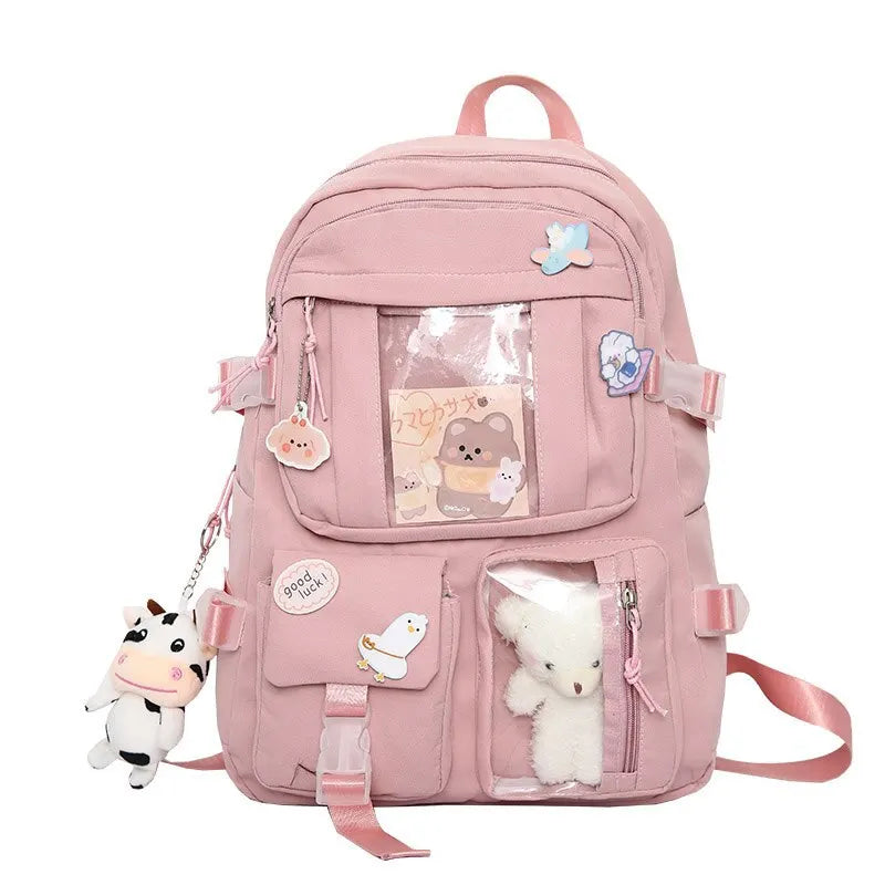 Xajzpa Girls Backpack Cute School Bags For Student Teens Girls Pockets Women Laptop Backpack Harajuku
