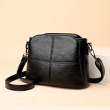 Xajzpa Women's Bags Retro Design Crossbody Bag Trend Quality PU Leather Bucket Shoulder Bags Small Handbags for Women