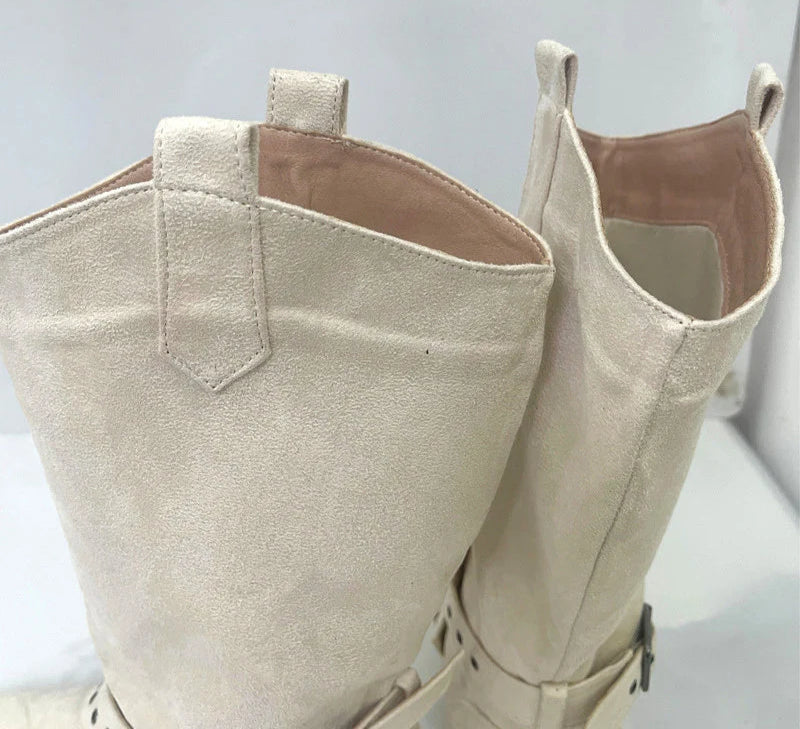 Xajzpa Customized high heels dance boots purple dance practice boots half boots