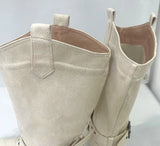 Xajzpa Customized high heels dance boots purple dance practice boots half boots