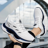 Xajzpa Men's Casual Flat Running Shoes Women's Plus Size Sports Shoes Couple Training Shoes Autumn New Styles Stunning Tennis Fitness