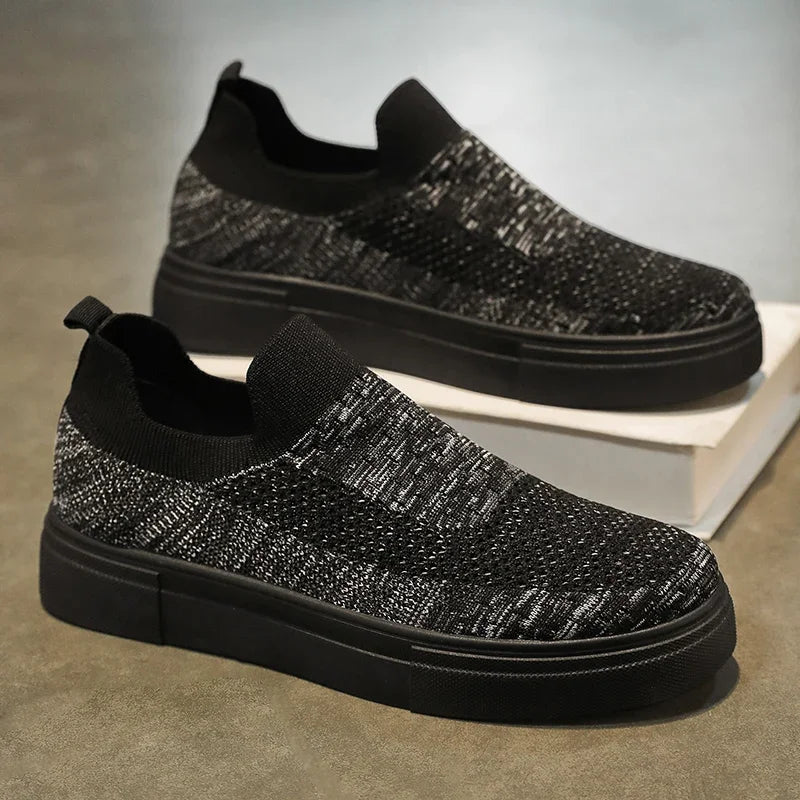 Xajzpa Men's Low Top Casual Shoes  Breathable Casual Shoes Lightweight and Comfortable Loafers Easy To Wear Breathable Mesh Shoes