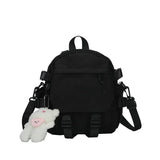 FXajzpa ashion Kawaii Mini Backpack Women Shoulder Bag for Teenage Girls Multi-Function Small Bagpack Ladies Travle School Backpacks