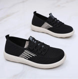 Xajzpa 2025 Summer New Women's Traditional Cloth Shoes High Elastic Knitted Casual Walking Shoes Lightweight Travel Footwea