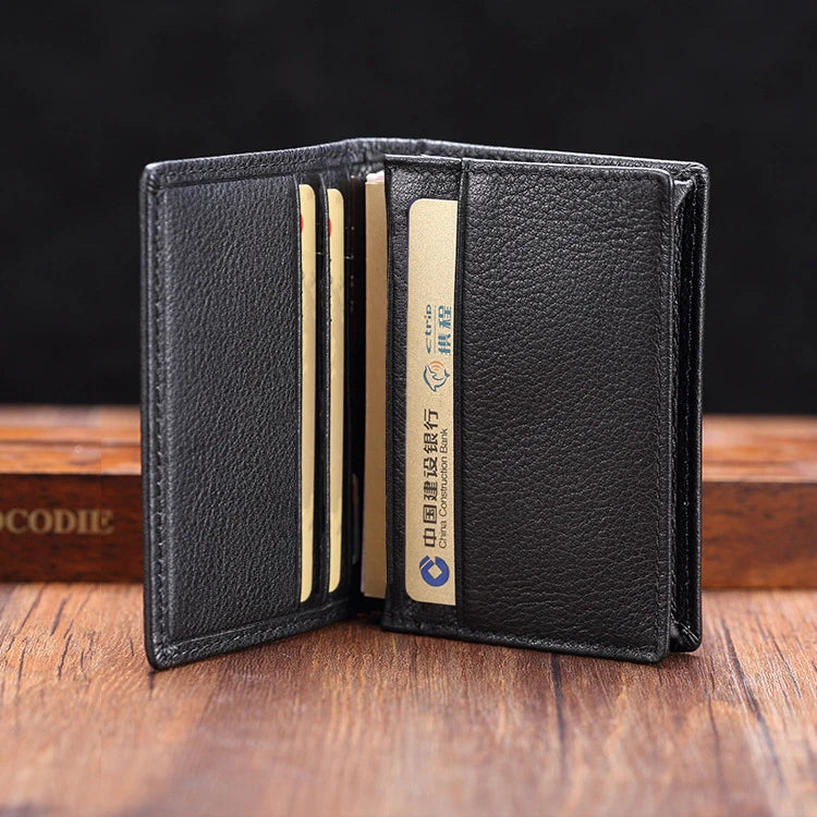 Xajzpa Luxury Fashion Genuine Leather card Wallets men credit card holders women card&ID holder male organizer Business card holder
