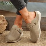 Xajzpa Large Size 42 Baotou Half Slippers for Women Spring Summer Shoes New Fashion Casual Solid Lightweight Outside Wear Slipper