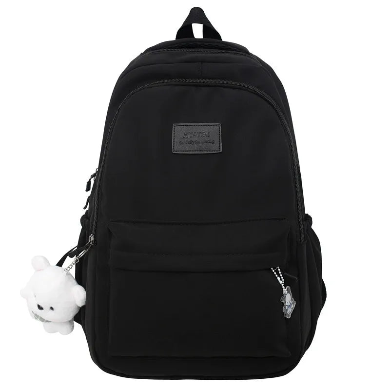 Xajzpa New Female Fashion Lady High Capacity Waterproof College Backpack Trendy Girls Laptop School Bags Cute Girl Travel Book Bag