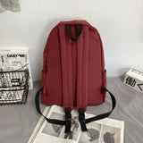 Xajzpa Black Grey White Red Versatile Backpack High Quality Large Capacity Waterproof Travel Bag Washable Nylon Computer Bag Unisex