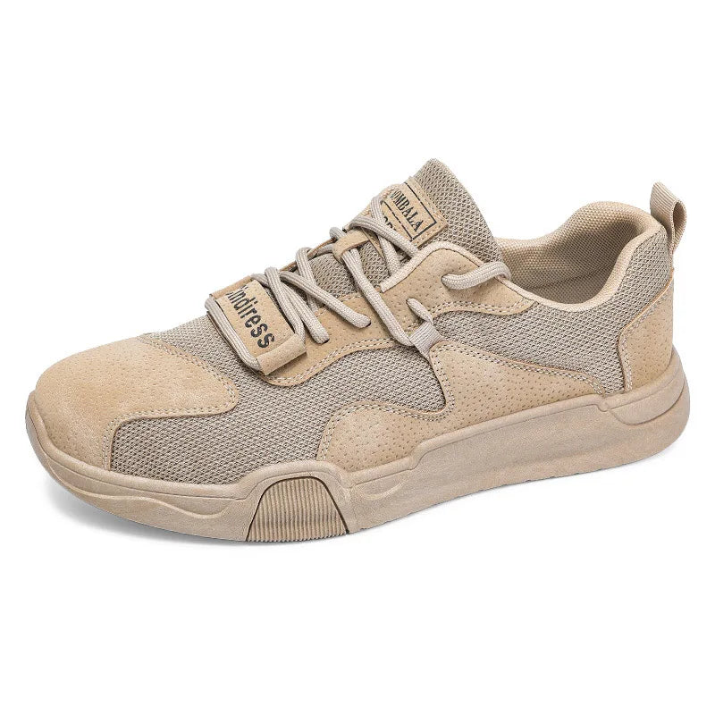 Xajzpa Men's Casual Autumn Vulcanized Shoes Outdoor Walking Sports Shoes Soft Sole Comfortable Breathable Mesh Trendy Running Shoes