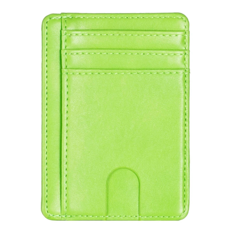 Xajzpa RFID Blocking Wallet Business Card Cover for Case Super Thin Men Leather Credit Card Holder