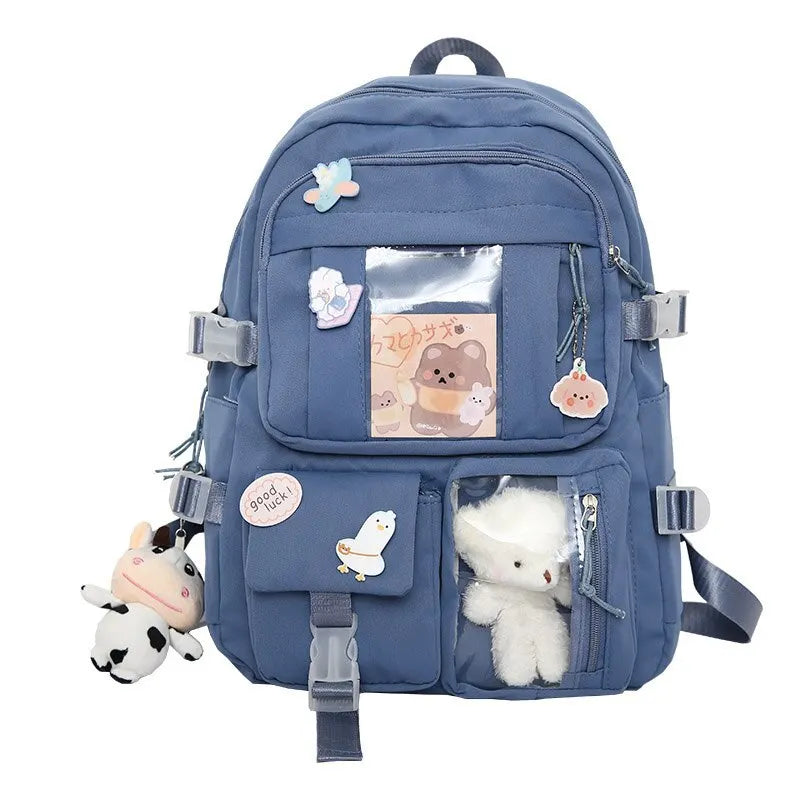 Xajzpa Girls Backpack Cute School Bags For Student Teens Girls Pockets Women Laptop Backpack Harajuku