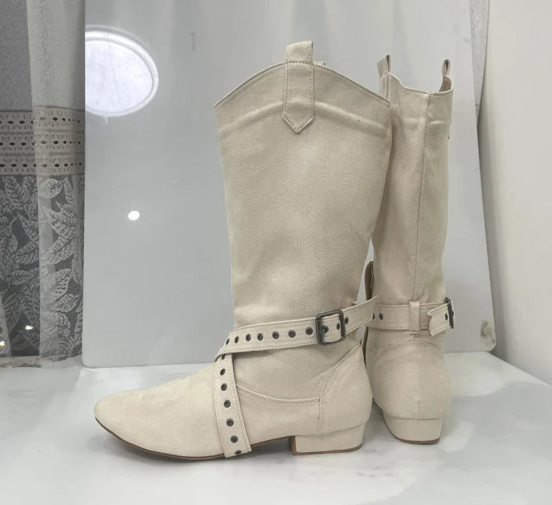 Xajzpa Customized high heels dance boots purple dance practice boots half boots