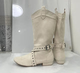 Xajzpa Customized high heels dance boots purple dance practice boots half boots