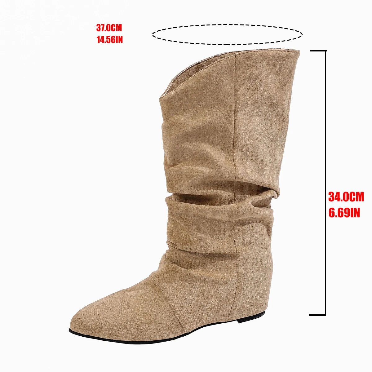 Xajzpa Designer New Shoes Women  Spring Knee High Boots Black White Tall Boots Woman Pleated Low Heel Casual Leather Female Long Shoes