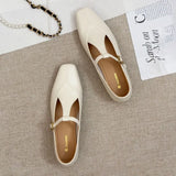 Xajzpa New Autumn Women's Flats Ballet Shoes Brand Designer Women Casual Loafers Fashion Mary Janes Shoes Round Toe Ballerina Female