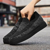 Xajzpa Men's Low Top Casual Shoes  Breathable Casual Shoes Lightweight and Comfortable Loafers Easy To Wear Breathable Mesh Shoes