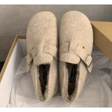 Xajzpa Winter Shoes Women Round Toe Slip-on Female Footwear Loafers Fur Casual Sneaker Autumn Modis Slip on Dress Moccasin New Fall